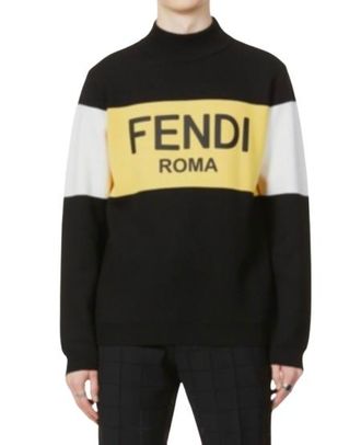 Fendi Long Sleeved Wool Top Size M