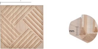 OEM Paneles De Pared, Dise&ntilde;o De Arte Moderno, Material De Pvc, 50x50cm A