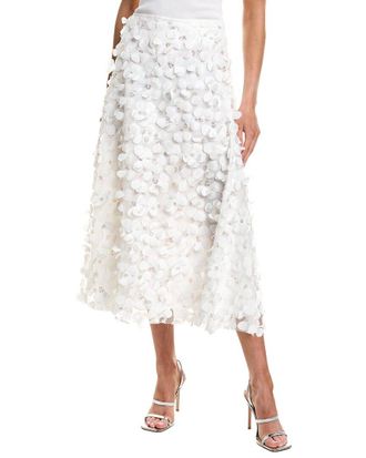 endless rose 3D Floral Maxi Skirt