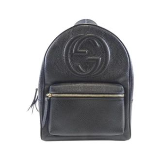 Gucci Pre-owned Vintage Rugzak - Dames - Pre-owned - Zwart - Maat: ONE Size Leer