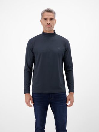 Lerros Rollkragenshirt LERROS, Herren, Gr. XXL, classic navy, Single Jersey, Obermaterial: 95% Baumwolle, 5% Elasthan, unifarben, normal h&uuml;ftbedeckend, Rundh