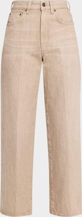 6397 Wide-Leg Ankle Jeans
