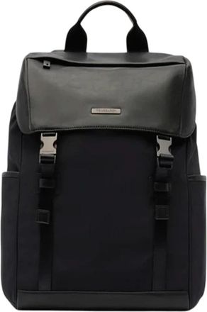 Trussardi Reistas - Heren - Rugzakken - Zwart - ONE Size - Leer - Tassen