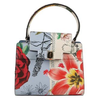 Ferragamo Vala Handbag Leather Multicolour Leather Handbag (Pre-Owned)