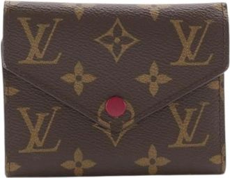 Louis Vuitton Pre-owned Canvas Portemonnee - Dames - Vintage Accessoires - Bruin - ONE Size - Vintage