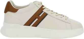 Hogan Sneakers, male, White, 8 UK, H580 Leather Trainers