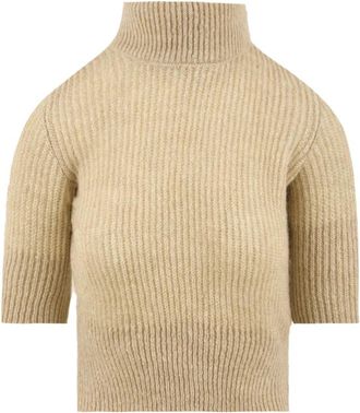 Akep Maglia Mgkd 07064 06 - Dames - Coltruien - Beige - S - Truien & Vesten