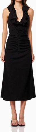 Elliatt Zaina Midi Dress In Black