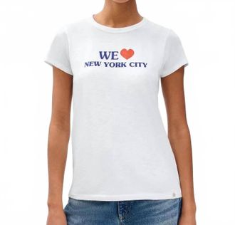Rag & Bone We Love Nyc Graphic Tee In White