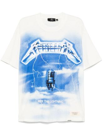 Represent T-shirt The Lightning x Metallica Ride - Bianco
