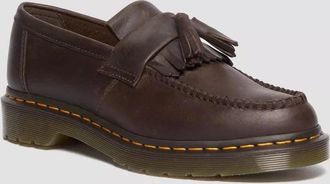 Dr. Martens Womens Dr. Martens Adrian 30917201 Crazy Horse Leather Tassel Loafers HAWK884