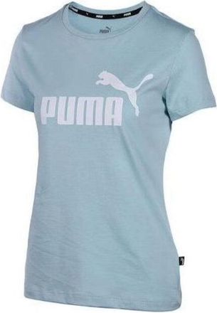 Puma (WMNS) PUMA Comfortable Casual T-Shirt Teal White 682247-25