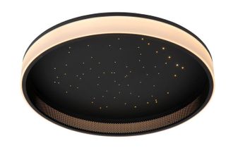 Lucide ESTREJA Stylish Indoor Dimmable Decorative Flush Ceiling Light in Black