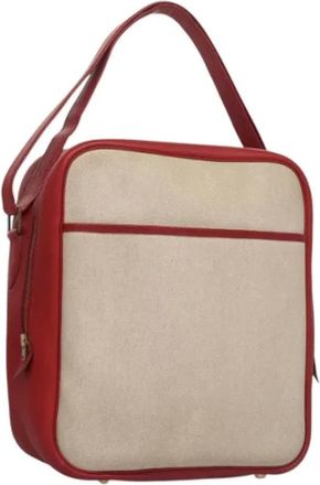 Herm&egrave;s Pre-owned Shoulder Bags, female, Beige, Size: ONE SIZE Pre-owned Vintage Shoulder Bag