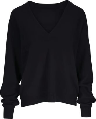 Nili Lotan Maglione Feron con scollo a V - Nero