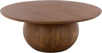 Safavieh Couture Gabribella Round Wood Coffee Table