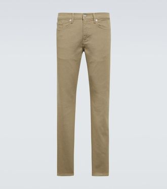 Frame Denim Mid-rise slim jeans