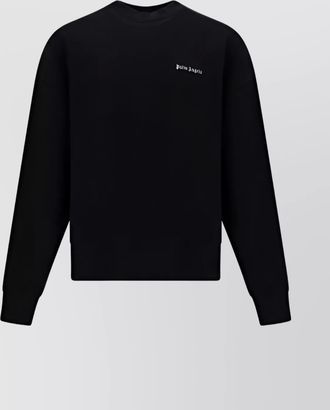 Palm Angels cotton oversized logo sweatshirt