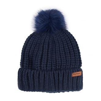 Barbour Cappello Saltburn - unisex - Hoeden - Blauw - ONE Size - Leer - Accessoires