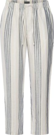 Hanro UC Linen and Cotton Woven Pants in Sandy Stripe at Nordstrom, Size X-Large