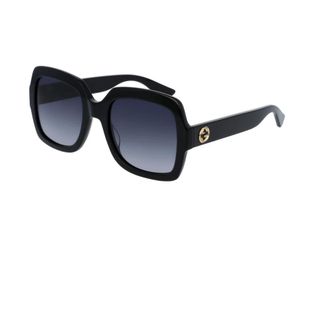 Gucci Sunglasses, female, Black, Size: 54 MM Square Sunglasses