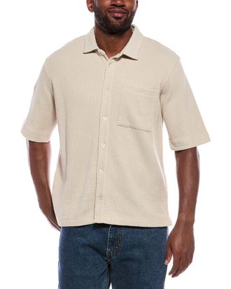 ATM Anthony Thomas Melillo Waffle Button-Down Shirt