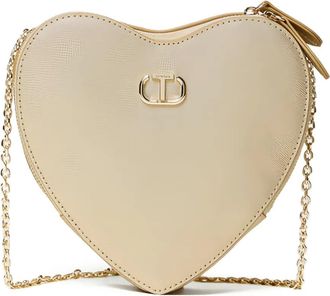 Twin-Set Borsa mini a cuore - Toni neutri