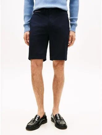 Tommy Hilfiger Mens Straight Fit Twill 9 Chino Short - Navy - 29
