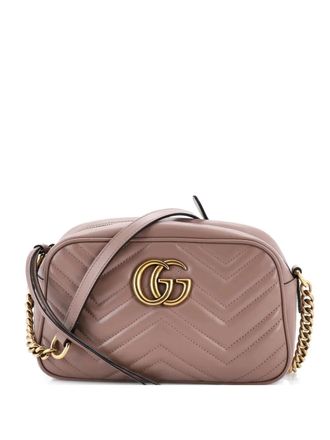 Gucci GG Marmont Shoulder Bag Matelasse Leather Small crossbody bag - Neutrals