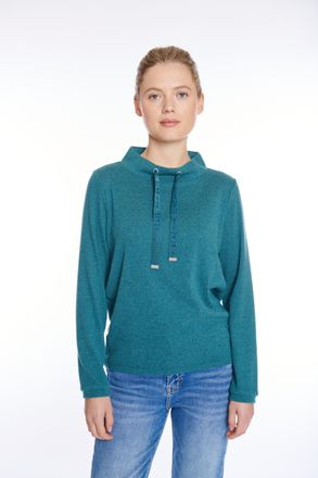 Zabaione Langarmshirt ZABAIONE Sa44skia, Damen, Gr. XL, gr&uuml;n (emerald), Jersey, Obermaterial: 78% Polyester, 20% Viskose, 2% Elasthan, unifarben, normal, Rundh