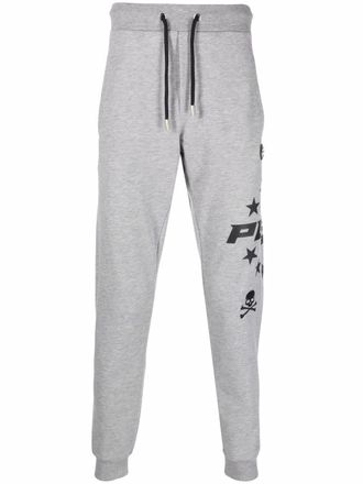Philipp Plein Trainingsbroek met logoprint - Grijs