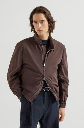 Brunello Cucinelli Nylon jacket in Hazelnut at Nordstrom, Size 54 It