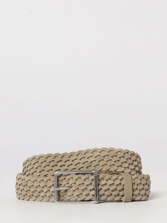 A|X Armani Exchange Cintura in camoscio intrecciato