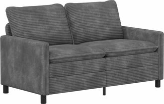 vidaXL Sof&aacute; Gris Claro 156 X 81 X 87,5 Cm Poli&eacute;ster Vidaxl