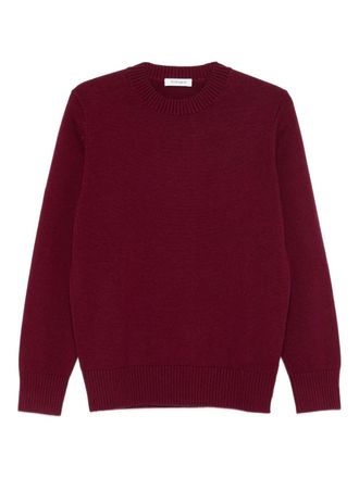 KANGRA ribbed-trims sweater - Purple