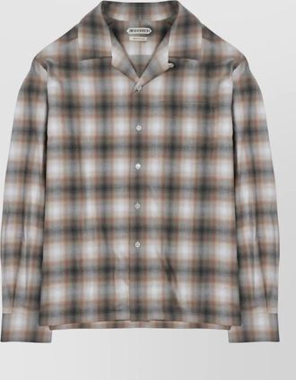J.W.Anderson long sleeve shirt checked pattern cuffs