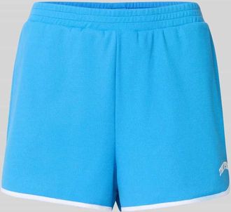 The Upside Regular Fit Shorts mit Logo-Print in Blau, Gr&ouml;&szlig;e XS