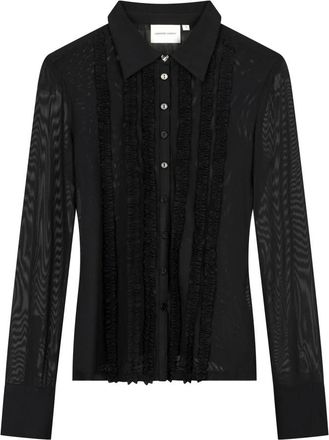 Fab By Fabienne Chapot Kiki Blouse - Dames - Overhemden - Zwart - M - Overhemden