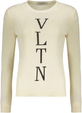 Valentino Beige Cotton Womens Sweater