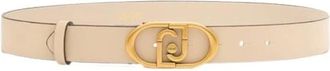 Liu Jo Cintur&oacute;n de piel - Accessories - Mujer - Beige - M