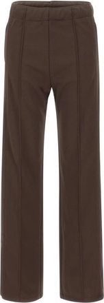 Courr&egrave;ges Interlock Trainingsbroek - Dames - Straight fit broeken - Bruin - S - Polyester - Broeken
