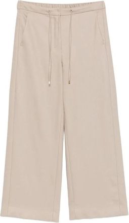 Max Mara Broeken, Dames, Beige, 3Xs, Wide Broeken
