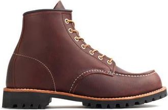 Red Wing Shoes Roughneck Oil Slick Leather Boot in Briar Oil Slick at Nordstrom, Size 10.5