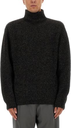 Christophe Lemaire Black Turtle Neck Sweaters