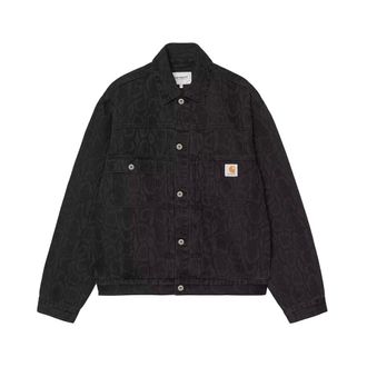 Carhartt Work in Progress Carhartt Wip, Denim Jackets, male, Black, Size: XS Belmar Jacket