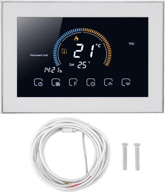 OEM Termostato Inteligente Programable Bht 8000gb Con Control Por Voz Mediante Aplicaci&oacute;n Y Pantalla T&aacute;ctil Lcd Blanca