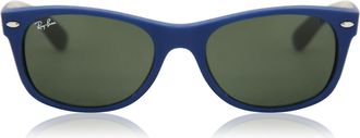 Ray-Ban RB2132 New Wayfarer 646331 Mens Sunglasses Blue Size 52