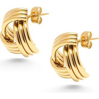 Nialaya Gold Knot Stud Earrings at Nordstrom