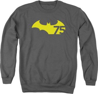 Gildan Batman 75 Logo 2 Adult Crewneck Sweatshirt