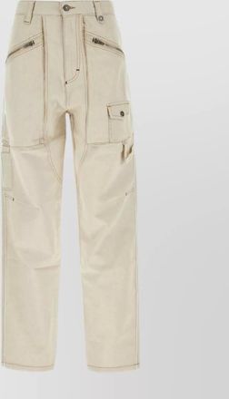 Isabel Marant cotton wide-leg jeans